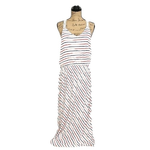 Maurices Americana Stripe Macrame Back Maxi Dress - Picture 6 of 6